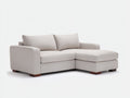 Ecksofa Stoffbezug 270x170x85 cm - Beige - Modernes Design für Wohnzimmer