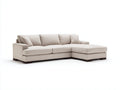 Ecksofa aus Stoff 300 x 180 x 85 cm - Beige - Modernes Ecksofa mit großzügiger Sitzfläche für Wohnzimmer