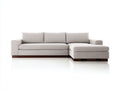 Ecksofa Stoff 260 x 170 x 85 cm - Beige - Modernes Design für Wohnzimmer